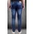 PRJ IN STYLE Slim Men Dark Blue Jeans