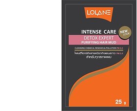 Lolane INTENSE CARE DETOX EXPERT PURIFYING HAIR MUD (6 sachets/box) (25 g)