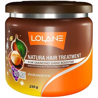                       Lolane Hair Conditioner For Thicker, Fuller and Healthy Hair, with Pro-Vitamin B5 Women (250 g)                                              