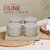 Dune Container Tray Set 4  L .T Grey