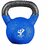 JIMWALT Neoprene Coated 4Kg Blue Kettlebell (4 kg)