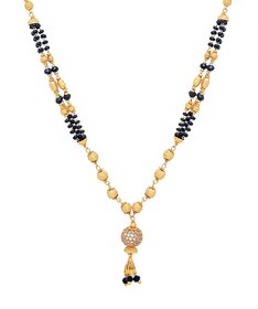 Arch Fashion Gold Plated Brass  Copper Festive/Designer Mangalsutra