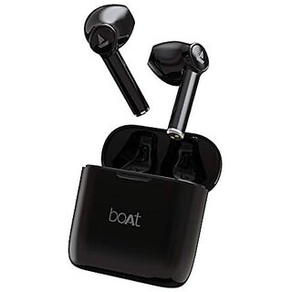 (Renewed) Boat Airdopes 131 Truly Wireless Bluetooth In Ear Earbuds With Mic (Active Black)