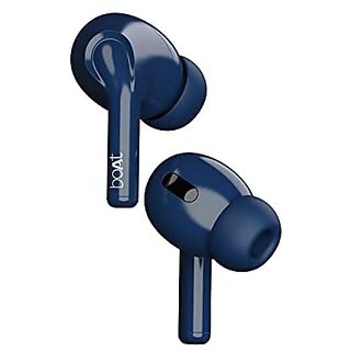 (Refurbished) Boat Airdopes 161 In-Ear Tws Earbuds With Asap Charge, Wireless, 17H Playtime, Iwp, Immersive Audio, Ipx5, Touch Control, With Mic (Cool Sapphire)