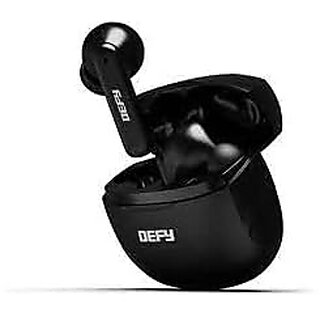                       (Refurbished) Defy Gravityz With Upto 50 Hours Playback, 4 Mic Enc, 13Mm Drivers  Turbo Mode Bluetooth On Ear Headset (Black Fury)                                              