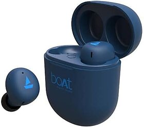 (Refurbished) Boat Airdopes 381 Bluetooth Truly Wireless In Ear Earbuds With Mic (Blue)