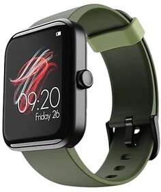 (Renewed) Boat Wave Select With 1.69 Hd Display, Smartwatch Strap, Free Size - Olive Green