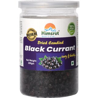                       Himsrot Dried Black Currant  Healthy Whole Dry Currant Candy - 200 g Black Currant Toffee                                              