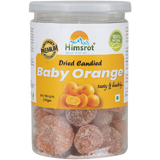                       Himsrot Dried Premium Baby Orange from Himalayas 100 Natural- 200gm Orange Toffee                                              
