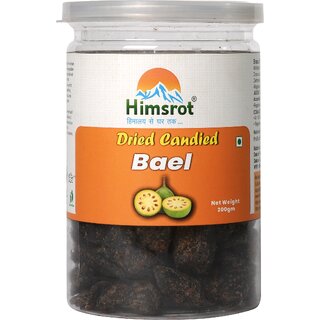                       Himsrot Natural Dried Candied Bael Candy Aegle marmelos an Immunity Booster Toffee Bael Candy Flavor Toffee-200gm                                              