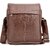 ANANDI Brown PU Synthetic Leather Sling Bag Stylish Multi-Purpose Crossbody Bag
