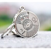 Love4Ride 50 Years Calendar Silver Key Chains By Phonoarena (1 Pc)