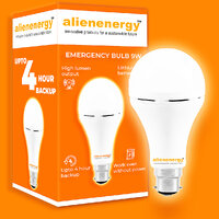 Alien Energy Inverter Led Bulb, Emergency Led Bulb, 9W Cool White Bulb