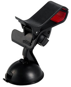 Callmate Universal S007 Car Mount Clamp Bracket Holder With Suction Pad - Black
