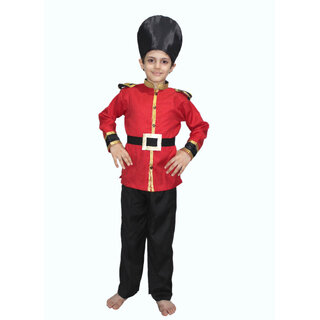                       Kaku Fancy Dresses British Guard Costume For Kids School Annual Function/Theme Party/Competition/Stage Shows Dress                                              