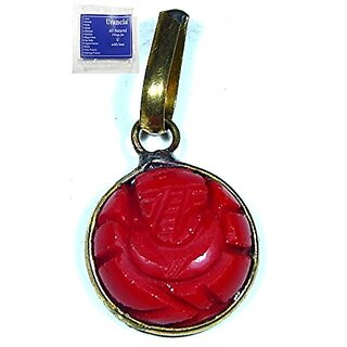 Urancia Ittalian Red Coral Moonga Ganapati Panchdhatu Alloy Locket Pendant For Fengshui Vastu Home Urancia Ittalian Red Coral Moonga Ganapati Panchdhatu Alloy Locket Pendant For Fengshui Vastu Home