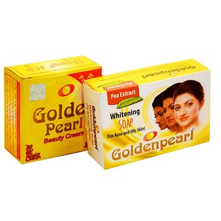                      Golden Pearl Beauty Cream And Soap (Set Of 2)                                              