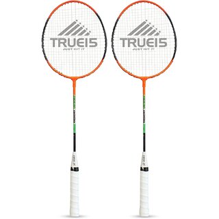 Scorpion Badminton Racquet Classic Pack Of 2 Pc (Orange)  Classic Badminton Rackets Pack Of 2 Pc