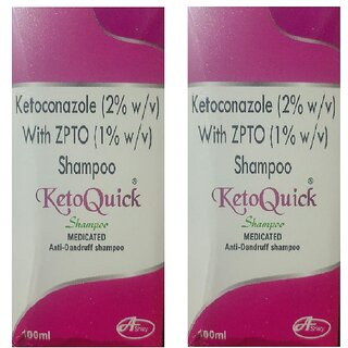 Ketoquick Anti Dandruff Shampoo Pack Of-2