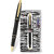 Add Gel Combo Offer Pack Of 3 Pen Gold Diamond - Sliver Diamond - Roll Tech Gel Roller Pen - Blue