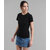 Elizy Women Black Plain  T-Shirts