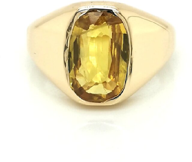 Yellow Sapphire Ring – WatchWorks