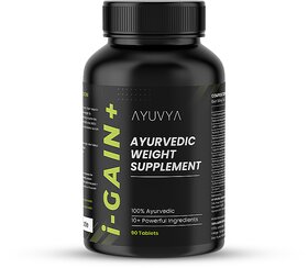 Ayuvya iGain+ Boosts Weight Naturally | Increase Muscle Mass 90 Tablets