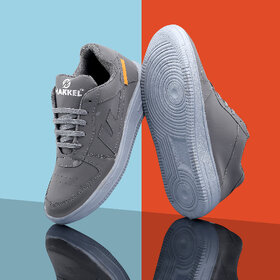 Hakkel Mens Casual Grey Shoes