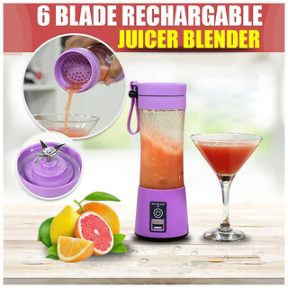                       6 Blade Rechargeable Juicer Blender                                              