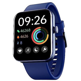                       (Refurbished) Boat Wave Leap Call Smart Watch With 1.83 Hd Display, Advanced Bluetooth Calling, Coins,Multi-Sports Modes, Ip68, Hr  Spo2, Metallic Design, Weather Forecasts(Deep Blue)                                              