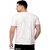 Poly Blend Black Short Sleeves Solid Tshirts (Pack Of 2)