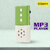 Tp Troops Mini Clip Usb Mp3 Music Media Player With Music Player Support  Tf/Sd Card And Earphone Tp-8017 Green