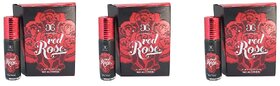 Arochem Red Rose Attar (Pack of 3 pcs.) 2 ml each