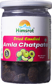 Himsrot No Sugar Chatpata Amla Candy  Goosberry Dry Fruit  Goosberry Candy - 200 g Amla Toffee