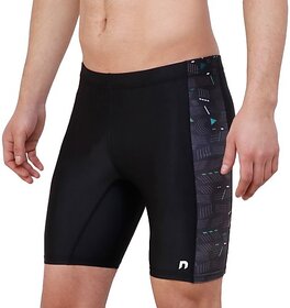 Never Lose Printed Men Black, Grey Compression Shorts, Cycling Shorts, Gym Shorts