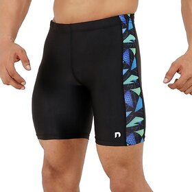 Never Lose Printed Men Black Compression Shorts, Cycling Shorts, Gym Shorts