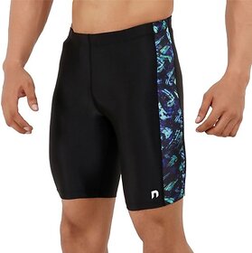 Never Lose Printed Men Black, Blue Compression Shorts, Cycling Shorts, Gym Shorts