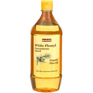                       Maksab  White Phenyl Concentrate Liquid, Pine, 1L                                              