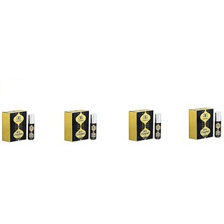 Aro Magnet Long Lasting Pocket Perfume Herbal Ittar Alcohol Free Heart touching Fragrance ( Pack of 4 pcs.) 2ml each