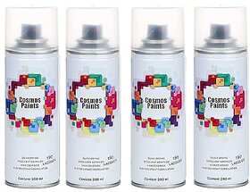 SAG Cosmos Paints Matt Lacquer Spray Paint 1600 ml (Pack of 4)
