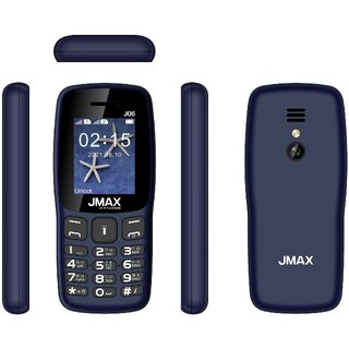                       Jmax J06 (Dual SIM, 1.8 Inch Display, 1150mAh Battery, Dark Blue)                                              