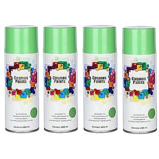                       SAG Cosmos Jade Green Spray Paint-400ml (Pack of 4)                                              