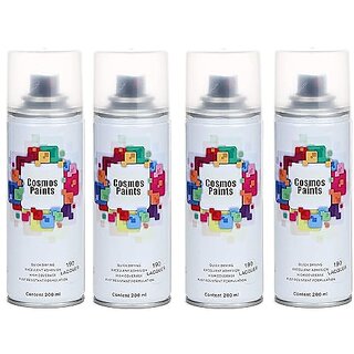                       SAG Cosmos Paints Matt Lacquer Spray Paint 1600 ml (Pack of 4)                                              