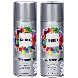                       SAG Cosmos Zinc Galvanizing Spray Paint 400 ml (Pack of 2)                                              