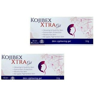                       Kojibex Xtra Skin Lightening Gel (Pack of 2 pcs.) 20 gm each                                              