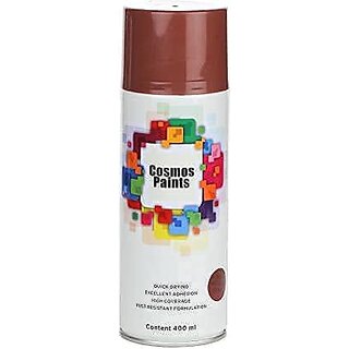                      SAG Cosmos Paints Anti Rust Brown Spray Paint 400ml                                              