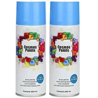                       SAG Cosmos Paints Blue Spray Paint 800 ml (Pack of 2)                                              