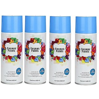                       SAG Cosmos Paints Blue Spray Paint 1600 ml (Pack of 4)                                              