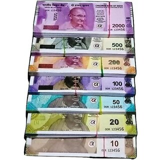                       UZAK Combo 30 Each x 7210 Prank Note) Playing Currency Notes for Fun Paper Kids GAG TOYS Gag Toy  (Multicolor)                                              
