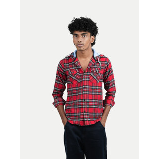                       Boys Red Checked shirts                                              